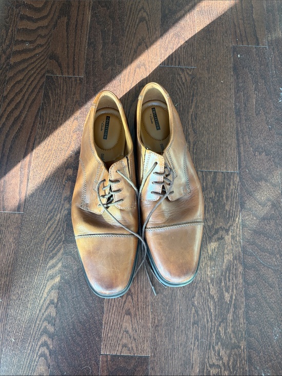 Cole Haan Other - Cole Haan Men’s Brown Leather Cap-Toe Derby Shoes